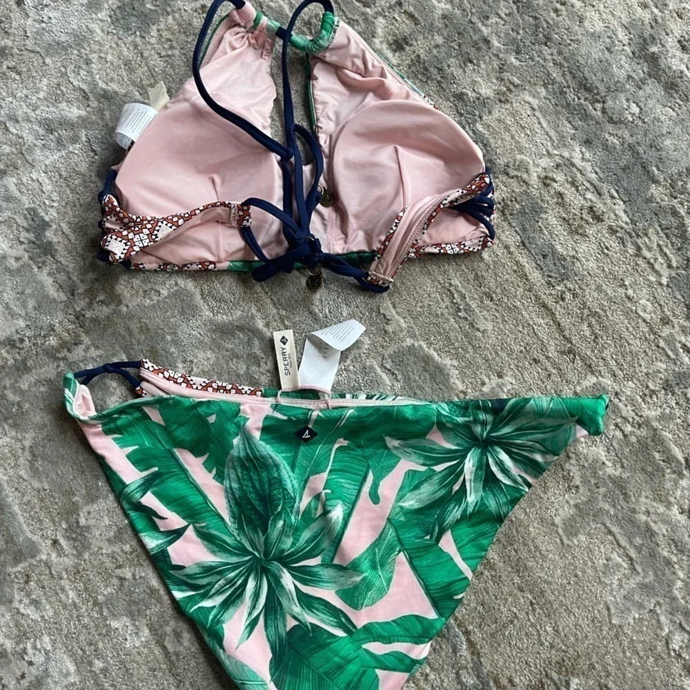 Nwt Sperry brand 2 piece bikini.  Sz l - Picture 11 of 12